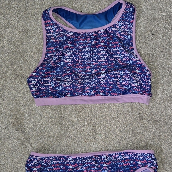 Eddie Bauer Kids Bikini - Navy and Pink Mix - Picture 1 of 5